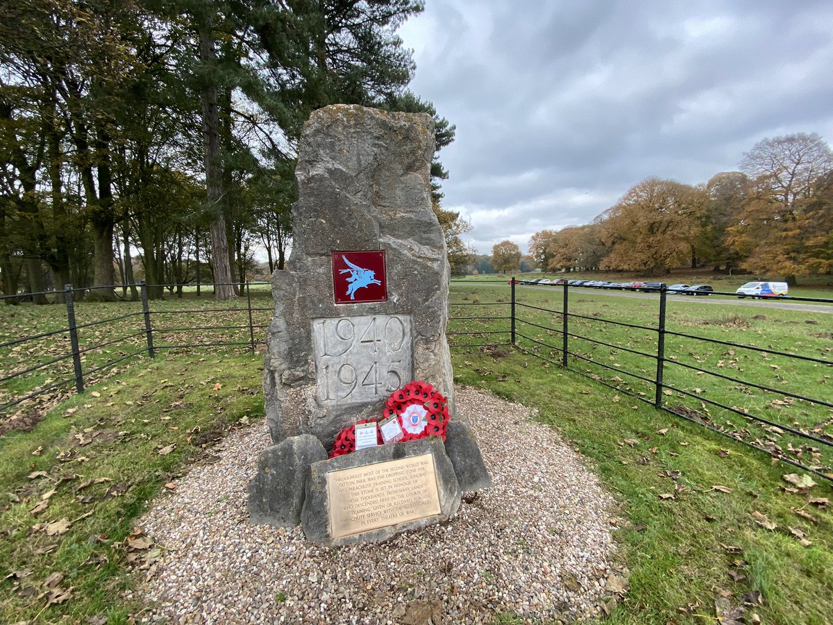 KnutsfordTown's tweet image. Our final act of remembrance is at the Parachute Regiment Memorial in Tatton Park.