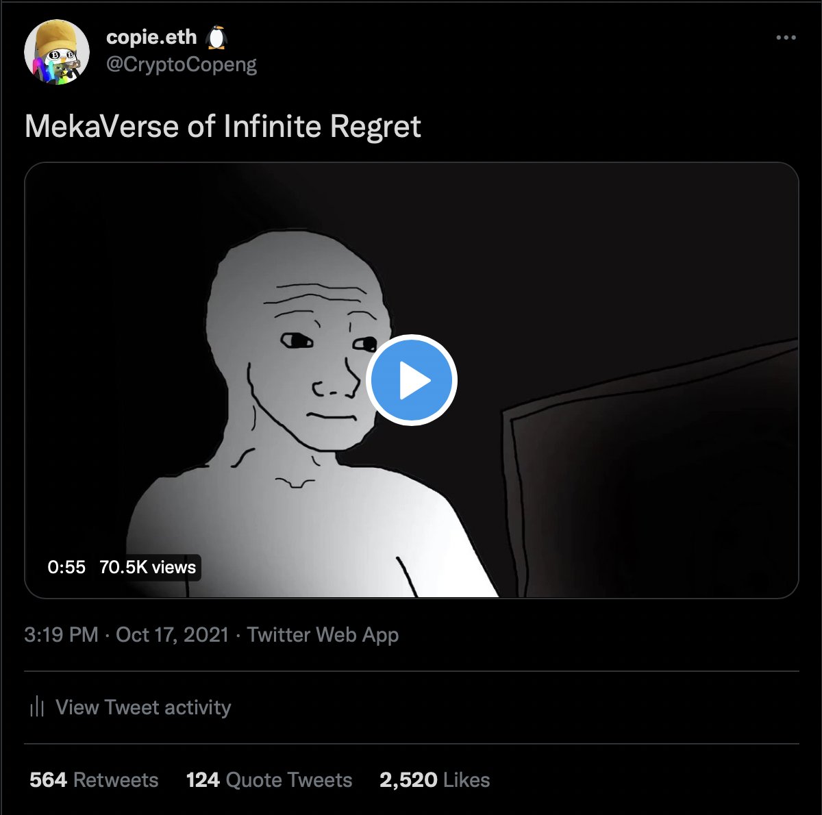 My new video seems to be my most popular meme so far :)
Here are the other ones I've made previously
