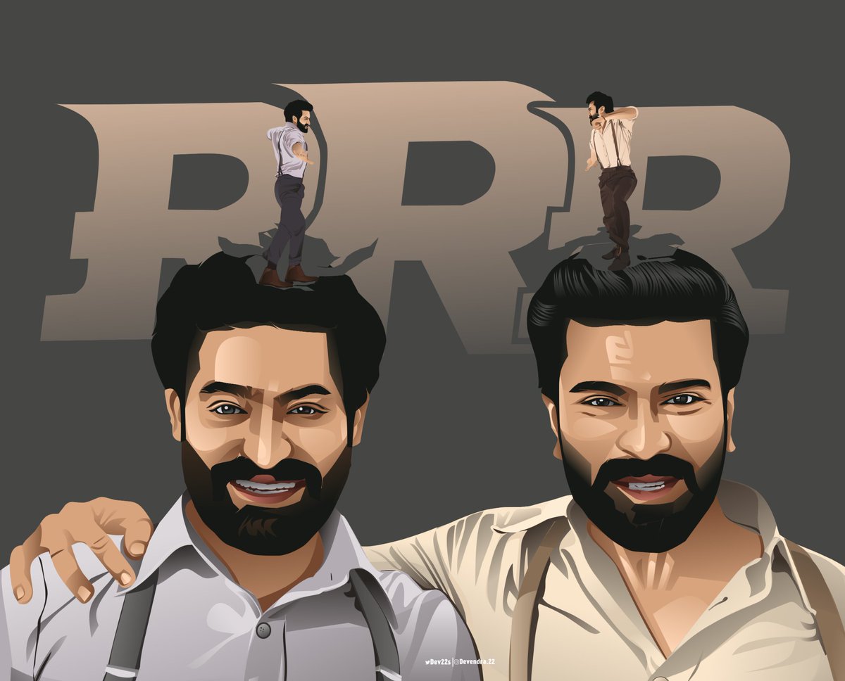 devarts_infy's tweet photo. An illustration artwork to our Dancing Dynamites
@AlwaysRamCharan @tarak9999 🎨💥
Show your love and support 🙏❤
@worldNTRfans @TrendsRamCharan @NTRFanTrends @RamCharanEdits @RRRMovie
#SeethaRAMaRajuCHARAN #KomaramBheemNTR #RRRMassAnthem #RRRSecondSingle #NaatuNaatu https://t.co/dia7nZxfhB