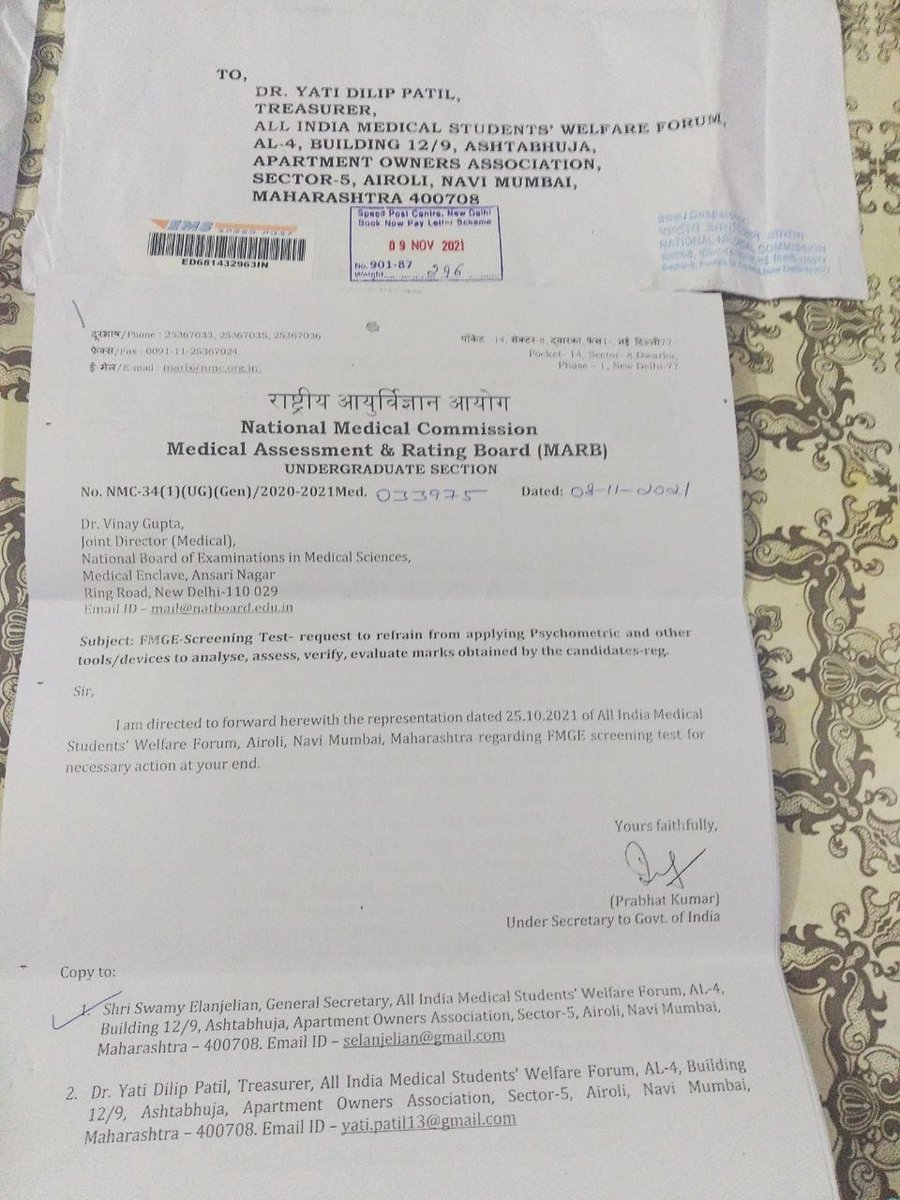 yati_patil's tweet photo. Yesterday NMC send the letter and NBE is cheating with all the FMGs from many years by implementing psychometric test and mean and median on each and every candidate we need to unite please share this to your friends also. https://t.co/qnAD4TsahW