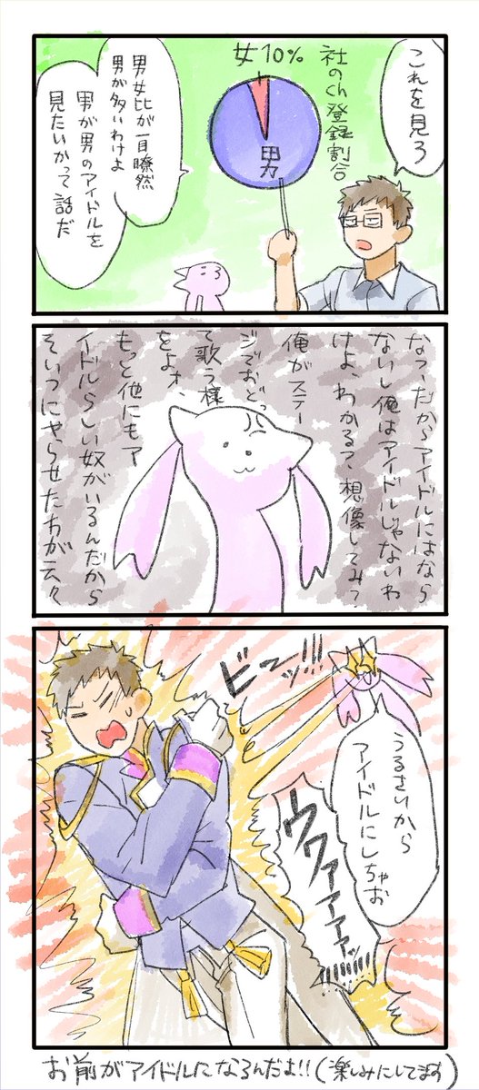お前がアイドルの柱になれ・・・
#社築納品物 