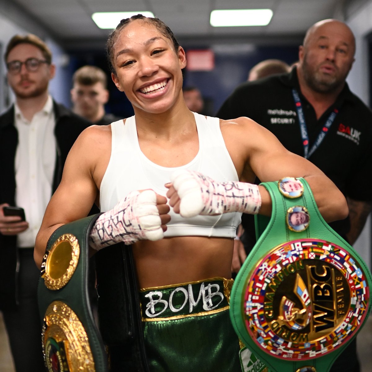 DAZNBoxing's tweet image. Hats off to these two warriors who came and collected gold on away soil 👏👑

#HarperBaumgardner #GalahadMartinez