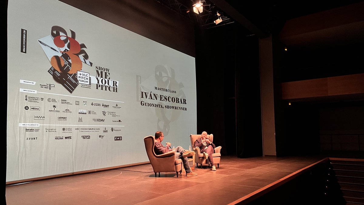 “No tenemos que escribir… Necesitamos escribir” Iván Escobar
🖋🖋🖋

#VLCPitchForumIvánEscobar #VLCPitchForum #guionistas