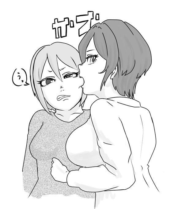 @bunker_buta イェア。ハッピー。ヒェア。(画像はシチュエーション全く考えずにザーッと描いてみたら何故か捕食していた速水奏さんと塩見周子さん) 