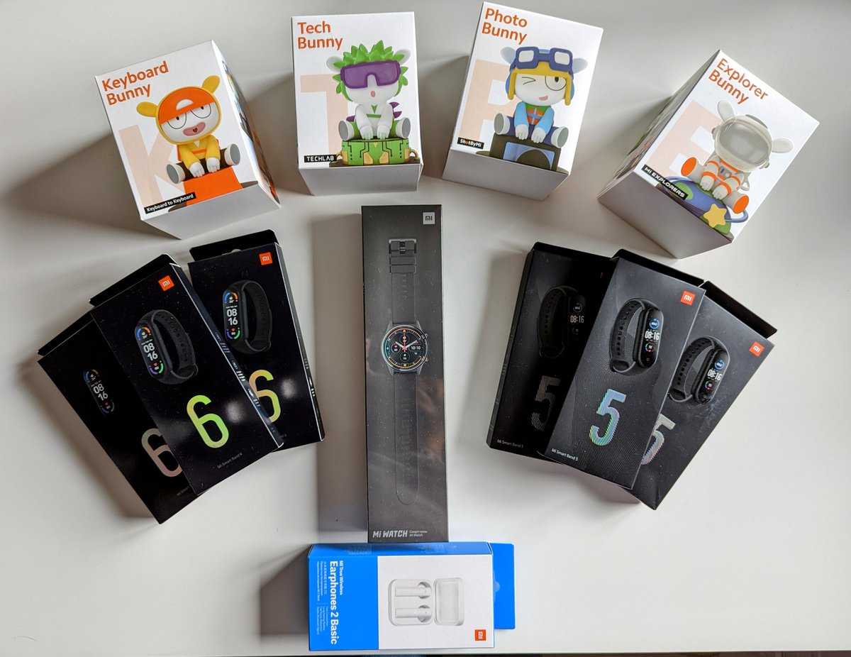 JeremyDufourYT's tweet photo. Pour l'occasion, @Xiaomi me permet de vous proposer un 🎁#CONCOURS composé de : 
- 3x Mi Band 6
- 3x Mi Band 5
- 1x Mi Watch 
- 1x Mi Wireless Earphone
- 3x sets de Mi Bunny
= 11 gagnants ! 🎉
Pour participer, il suffit de me #Follow, liker et #RT ce tweet ! 
⏰ T.A.S le 21.11 https://t.co/FdEv3VEyc7