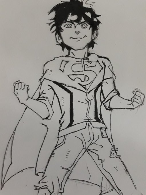 KpopToby's tweet photo. #DCTitans #jondami #damijon #dibujitoslocos #DamianWayner #Fanart #dccomicsart #supersons #robin #superboy #supersonsfanart #dcart #dcfanart #fanartsupersons #DamianWaynefanart #comic #jonathansamuelkent #sketch #sketchbook #robindrawing #dibujo #chileart #chileilustracion https://t.co/GkiQ8UF3rk