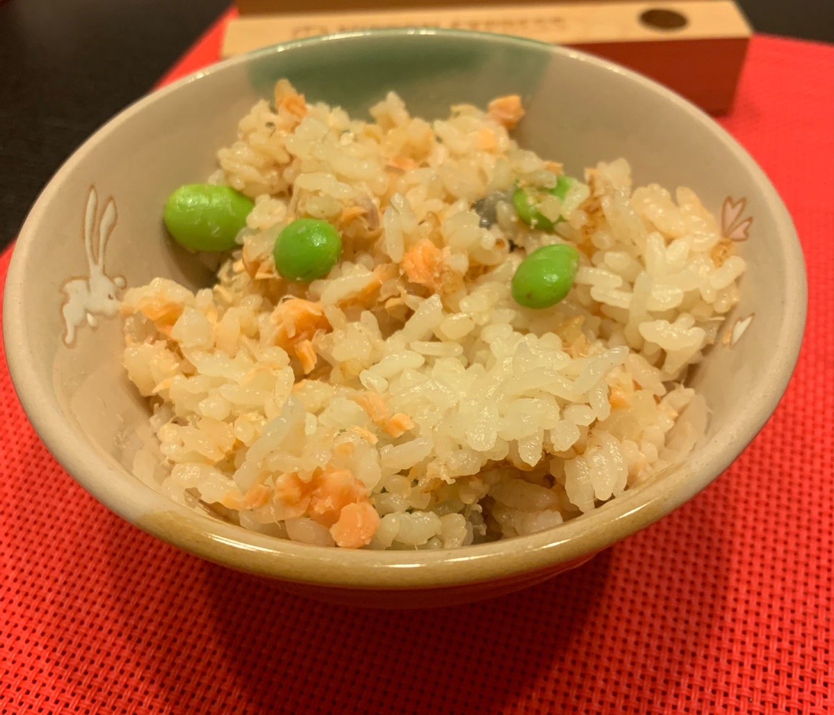 3443wave's tweet image. これは最高に美味しくできた炊き込みご飯