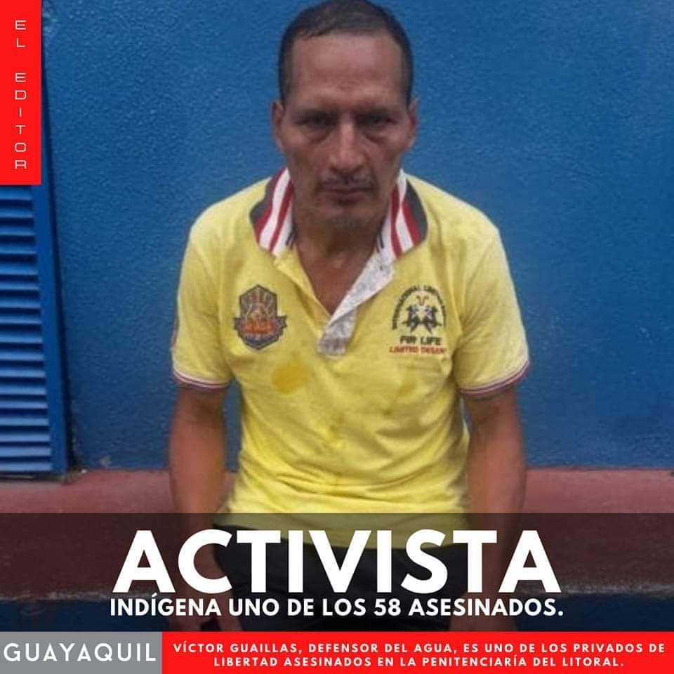 MarceManosalvas's tweet image. #CrisisCarcelaria
𝗘𝗟 𝗡𝗢 𝗘𝗥𝗔 𝗗𝗘𝗟𝗜𝗡𝗖𝗨𝗘𝗡𝗧𝗘
𝘝í𝘤𝘵𝘰𝘳 𝘎𝘶𝘢𝘪𝘭𝘭𝘢𝘴 campesino que 𝘧𝘶𝘦 𝘢𝘱𝘳𝘦𝘩𝘦𝘯𝘥𝘪𝘥𝘰 𝘦𝘯 𝘭𝘢𝘴 𝘱𝘳𝘰𝘵𝘦𝘴𝘵𝘢𝘴 𝘥𝘦 𝘰𝘤𝘵𝘶𝘣𝘳𝘦 𝘥𝘦 2019. C𝘰𝘯𝘥𝘦𝘯𝘢do 𝘢 𝘤𝘪𝘯𝘤𝘰 𝘢ñ𝘰𝘴 𝘱𝘰𝘳 𝘦𝘭 𝘥𝘦𝘭𝘪𝘵𝘰 𝘥𝘦 𝘴𝘢𝘣𝘰𝘵𝘢je