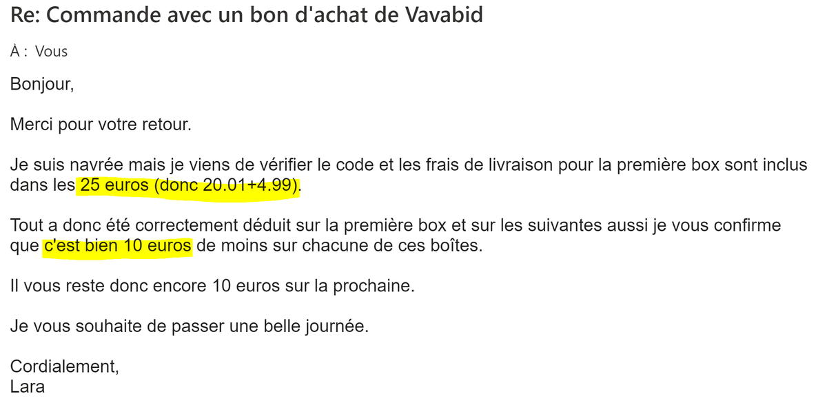 AnneSolfa's tweet photo. @VavaBid  @HelloFreshBE -
Déduction non respectées chez Hello Fresh.
18,88€ déduits 1e box (au lieu de 25) - 9,43€ sur 2ème et 3ème au lieu de 10€. Reçu 3 fois un message du service clientèle HF, comme quoi leurs déductions sont justes. Vous croyez qu'ils savent lire là-bas ? https://t.co/d0ox5pfksC
