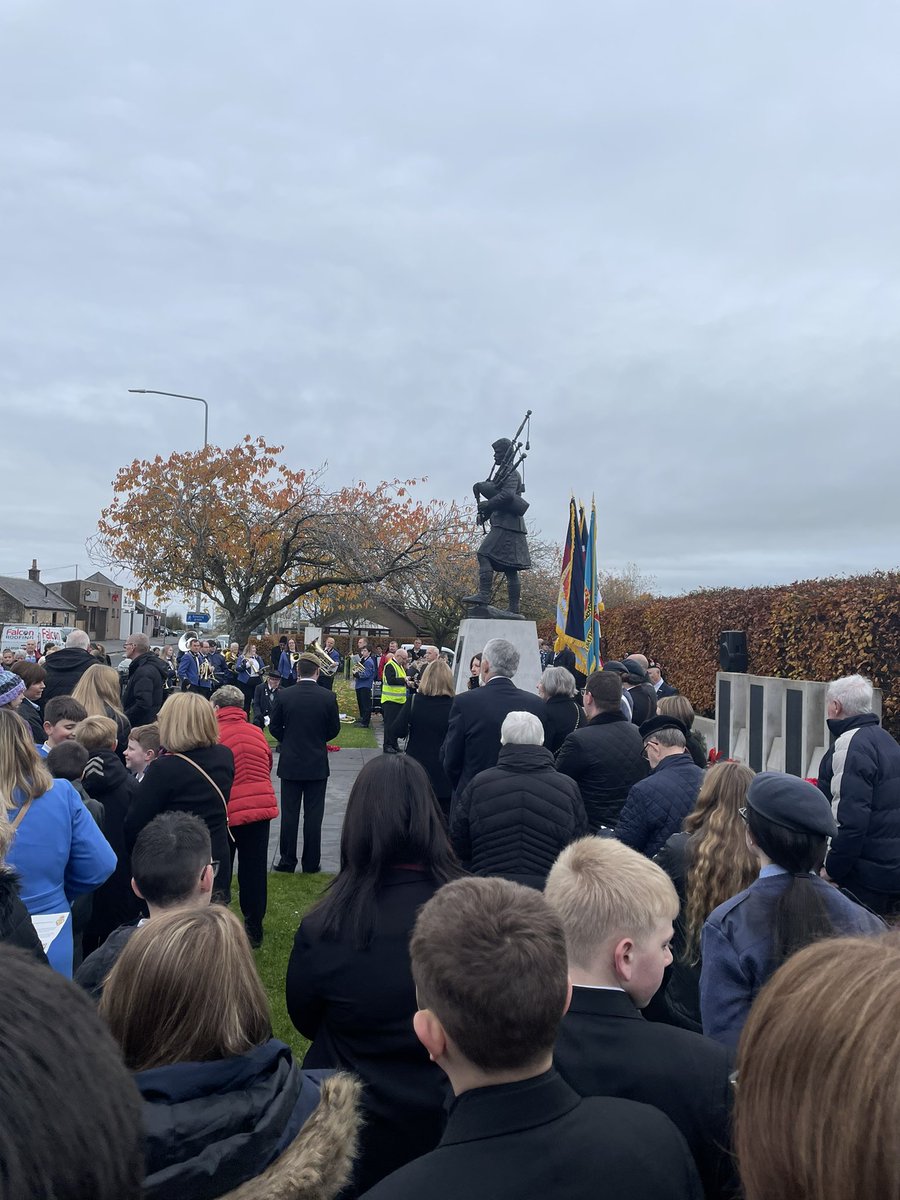 Very proud of these young people today. A credit to their school and community <a href="/LoveWestLothian/">West Lothian Council</a> #weshallrememberthem