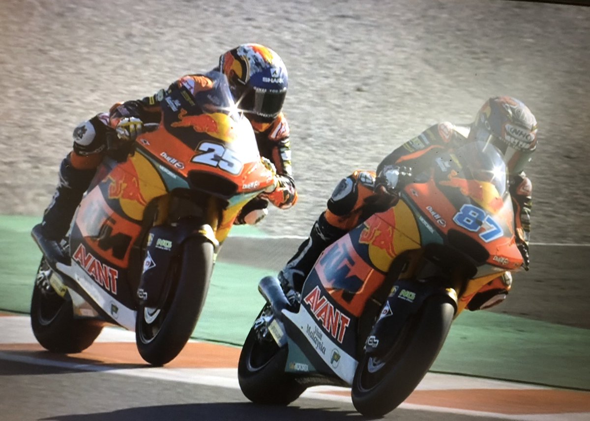 Schitterend #Moto2 kampioenschap met een terechte winnaar <a href="/GardnerRemy/">Remy Gardner #87</a> en wereldrookie <a href="/25RaulFernandez/">Raúl Fernández</a> Thanx guys! <a href="/Eurosport_NL/">Eurosport Nederland</a> <a href="/RedBull_KTM_Ajo/">Red Bull KTM Ajo</a>