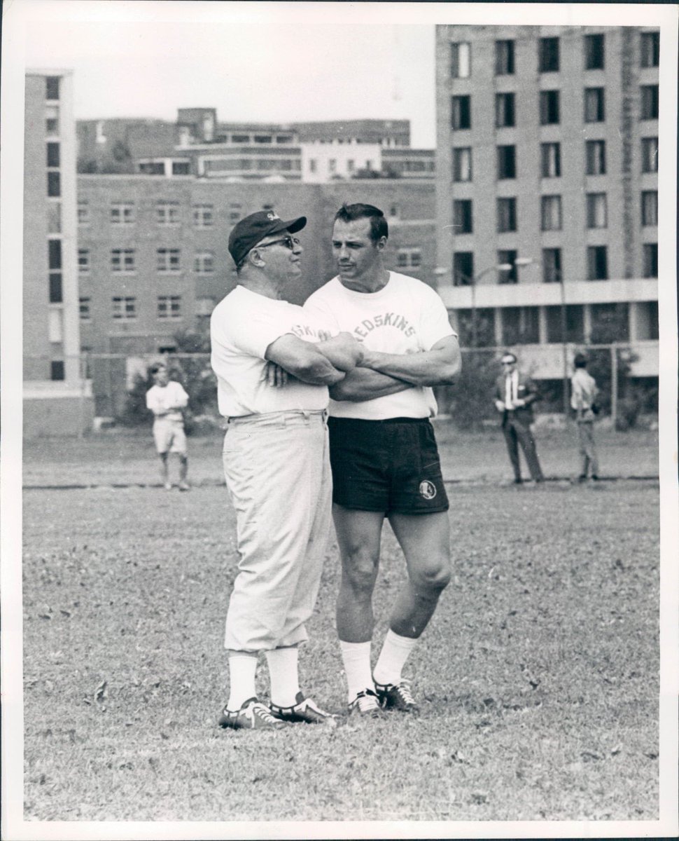 thomloverro's tweet photo. โI met Lombardi on the airplane, going to the Super Bowl. I said, โYou know, Iโd still like to play.โ He said, โYou think you can still play?โ I said, โI think I can.โ He said, โI need you to play.โ We made a deal that I would be a player-coach.โ RIP #SamHuff #WashingtonFootball https://t.co/4mx6t8EvoR