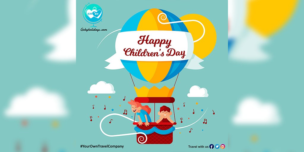 #GoByHolidays wishes you all #HappyChildrensDay

#YourOwnTravelCompany #GoByGreenOfficia #education #childeducation #girleducation #rightsofeducation #learning #school #motivation #students #study #student #children #teacher #college #science #knowledge #kids #learn #university