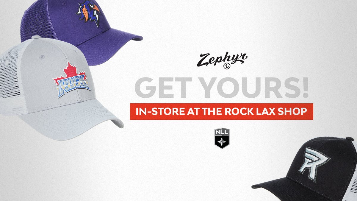 With the NLL season right around the corner, make sure you rep your team right!!

Swing by the shop today to GET 20% OFF selected NLL Zephyr Caps 🤩🤩🤩

This exclusive offer is only available in-store at the TRAC. Sale ends today. The look lasts forever.