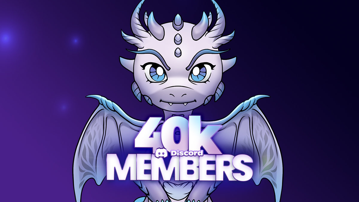 CryptoDragons's tweet photo. 40k 😍 Getting bigger &amp; bigger! 🐉

Join the Dragons here: https://t.co/7jEJBTvcQT 

#nft #nftart #nftcommunity #cryptodragons https://t.co/h363UH435J