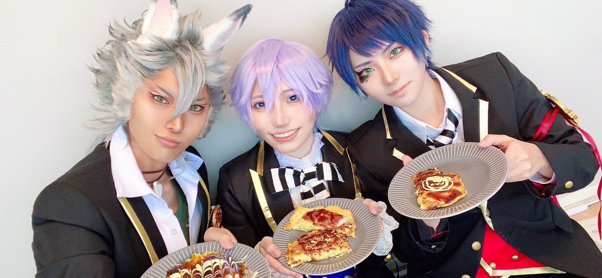 ツイステ「ツイステ / コスプレ

今日はれきデュースいがらしエペル女将ジャックの1年生漢」|女将🐺❤️‍🔥4/1アコマルD17🥳通知❌のイラスト