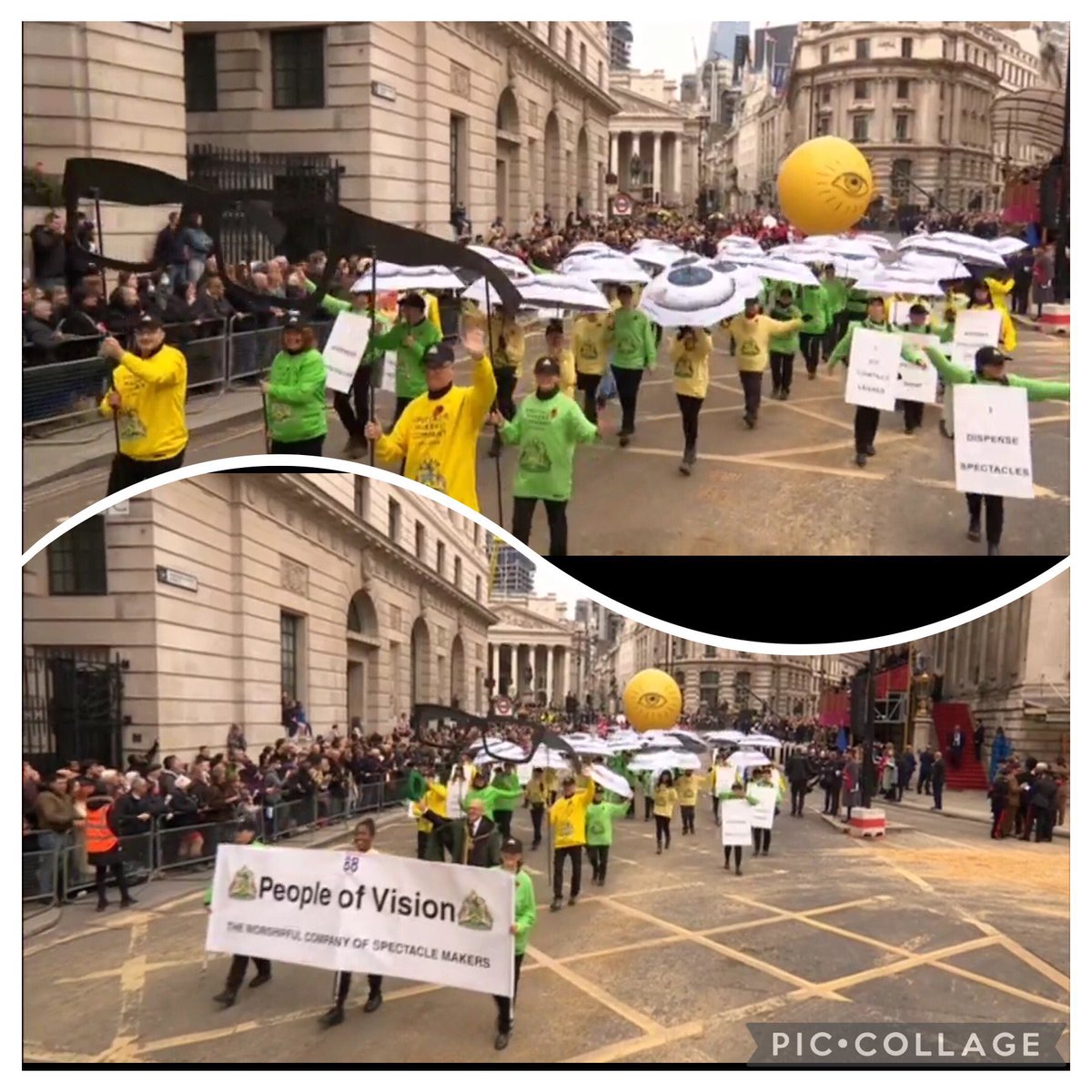 Fantastic to take part in the Lord Mayor’s Show yesterday as the <a href="/The_AOP/">The AOP</a> representative of the <a href="/spectaclemakers/">WCoSpectacleMakers</a> ‘People of Vision’ float. The first Lord Mayor’s Show since 2019, it was an honour to represent eyecare and optometrists at the prestigious London event! #eyecare