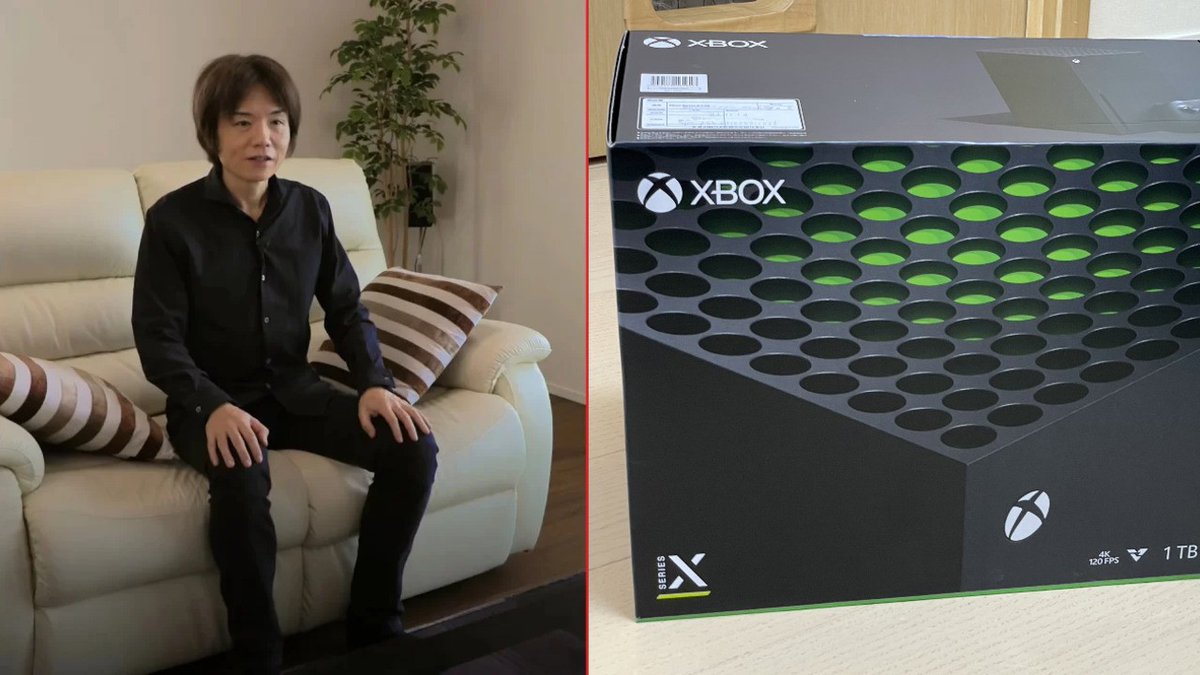 nintendolife's tweet photo. Random: Smash Bros. Director Masahiro Sakurai Just Bought An Xbox Series X https://t.co/lklMHKc0u6 #Random #MasahiroSakurai #Xbox https://t.co/nwY0UGNLce