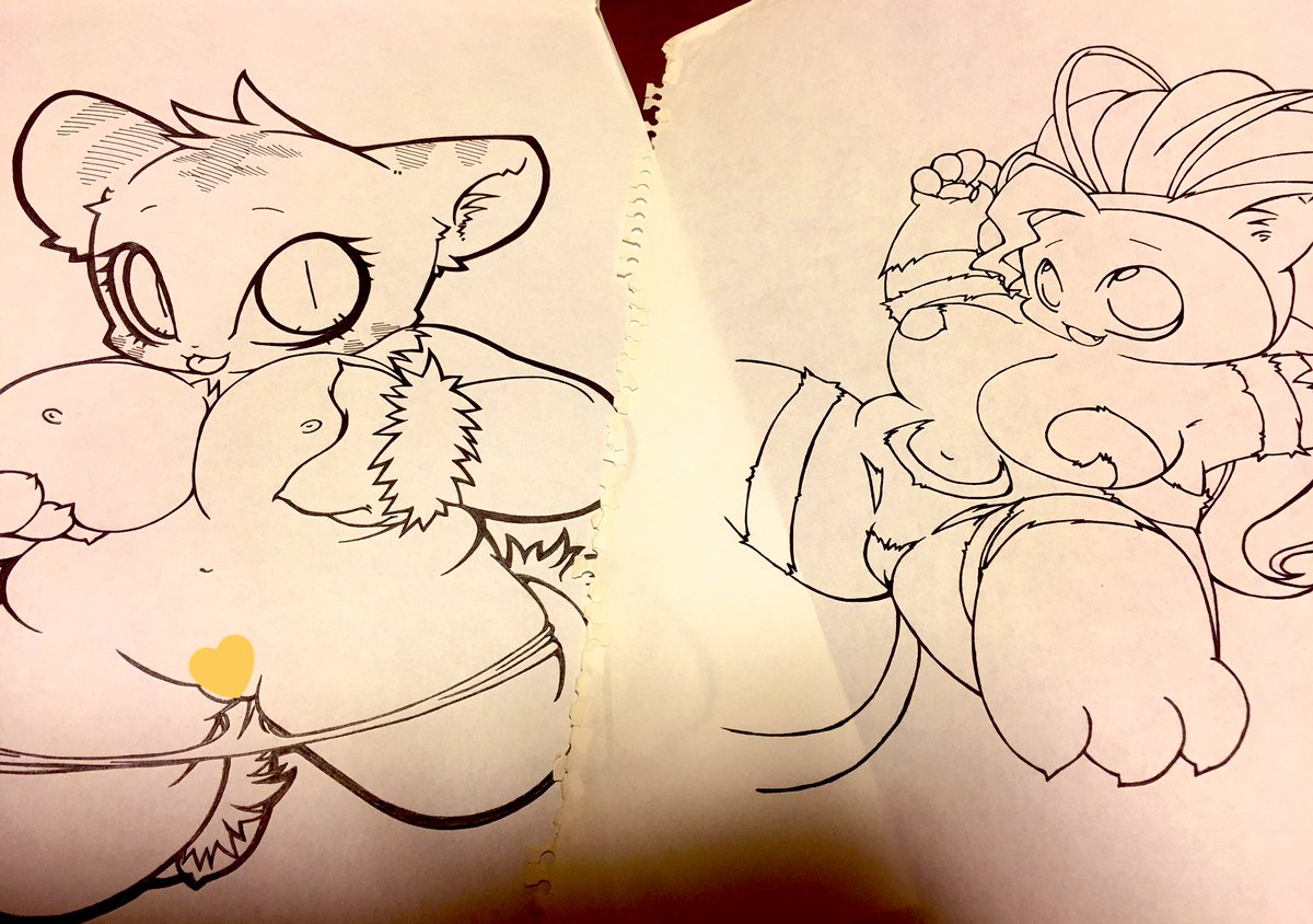 おかたづけしてたら懐かしい原画が出てきた😳
ハイテックでゴリゴリ描いた跡がまだ残ってるッッ 