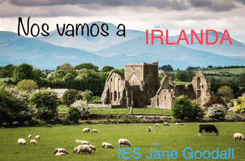 Este martes 16 de noviembre tenemos sesión informativa presencial sobre el viaje a Irlanda. De 16 a 17:30 h. familias de alumnos de 1º y 2º ESO. De 17:30 a 19 h. familias de alumnos de 3º y 4º ESO.