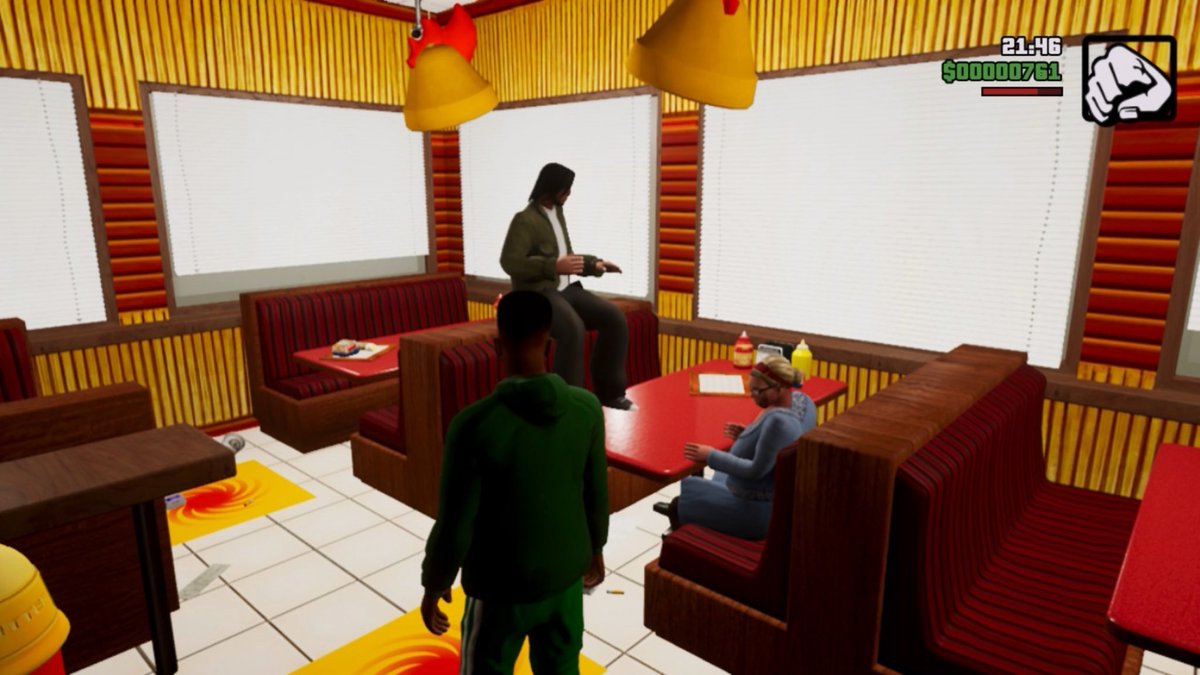 AyoMega_'s tweet photo. This man said to hell with that seat, the top is where it’s at!!🤣🤦🏾‍♂️ #GTATrilogy #GrandTheftAutoTheDefinitiveEdition https://t.co/j94TTBupH8