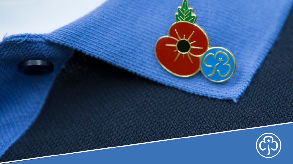 Girlguiding's tweet photo. It’s #RemembranceSunday. Today we remember all those who have lost their lives to defend our freedoms.

Girls have been exploring what Remembrance means to them with our unit meeting activities, developed in partnership with the Royal British Legion ➡️ https://t.co/qoNVLxLJlV https://t.co/5Yt3Ckgmab