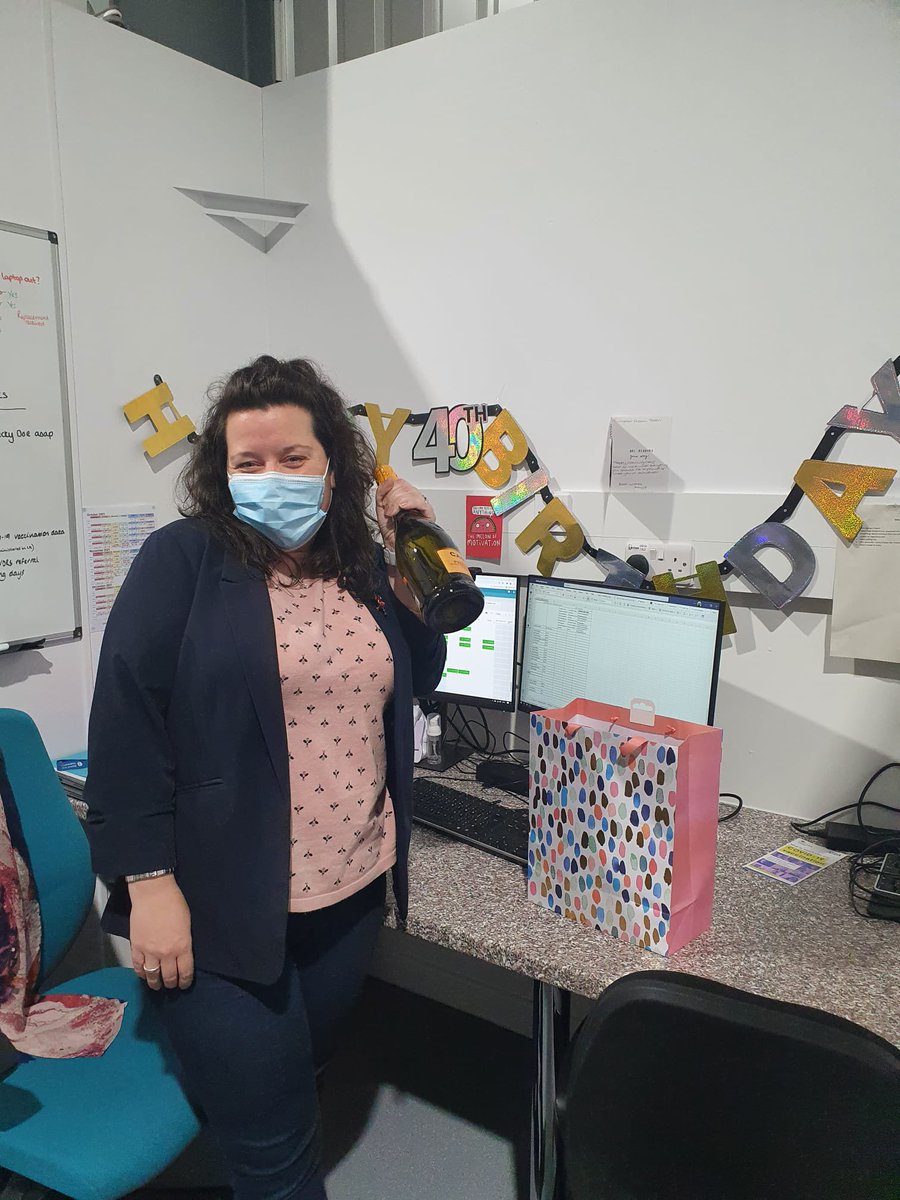 Happy fabulous 40th to our amazing Deputy Operational Lead <a href="/SuRichardson14/">Suzanne Richardson</a>, hope you’re having a lovely weekend and been spoilt rotten! 🎉🥳🎂🎁🎈