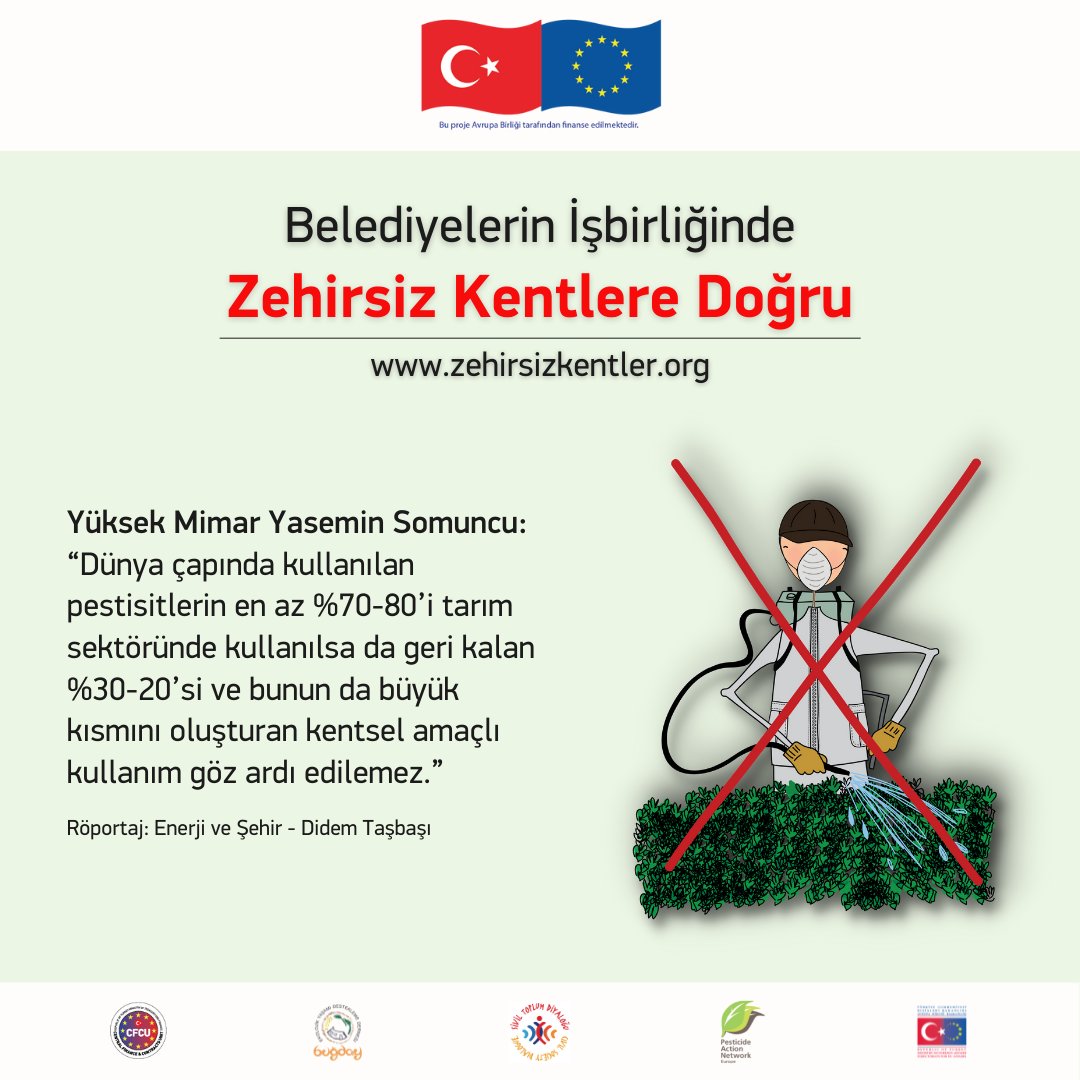 Kentleri pestisitlerden kurtaralım!

Zehirsiz Sofralar Pestisit Eylem Ağı'ndan Yüksek Mimar Yasemin Somuncu, Enerji ve Şehir'e verdiği röportajda, İstanbul Gıda Strateji Belgesi'ni ve Zehirsiz Kentlere Doğru projemizi değerlendirdi.

♾ zehirsizkentler.org/2021/10/30/ene…

#ZehirsizKentler