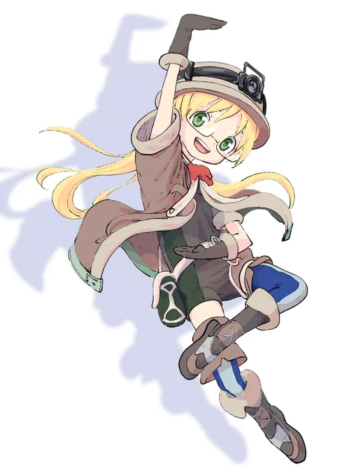 フィギュアの写真を見て描いてみました ちょっとアレンジしたけど  #メイドインアビス 