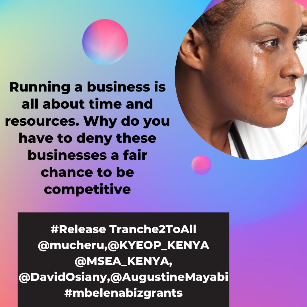 ObwogiCleophas's tweet photo. Kyeop you have lied to us enough. Give us our money and these play game
@KYEOP_Kenya 
@MSEA_Kenya @SDY_Ke @citizentvkenya
#releasependingtranche2 https://t.co/LWdCsLe5Dr