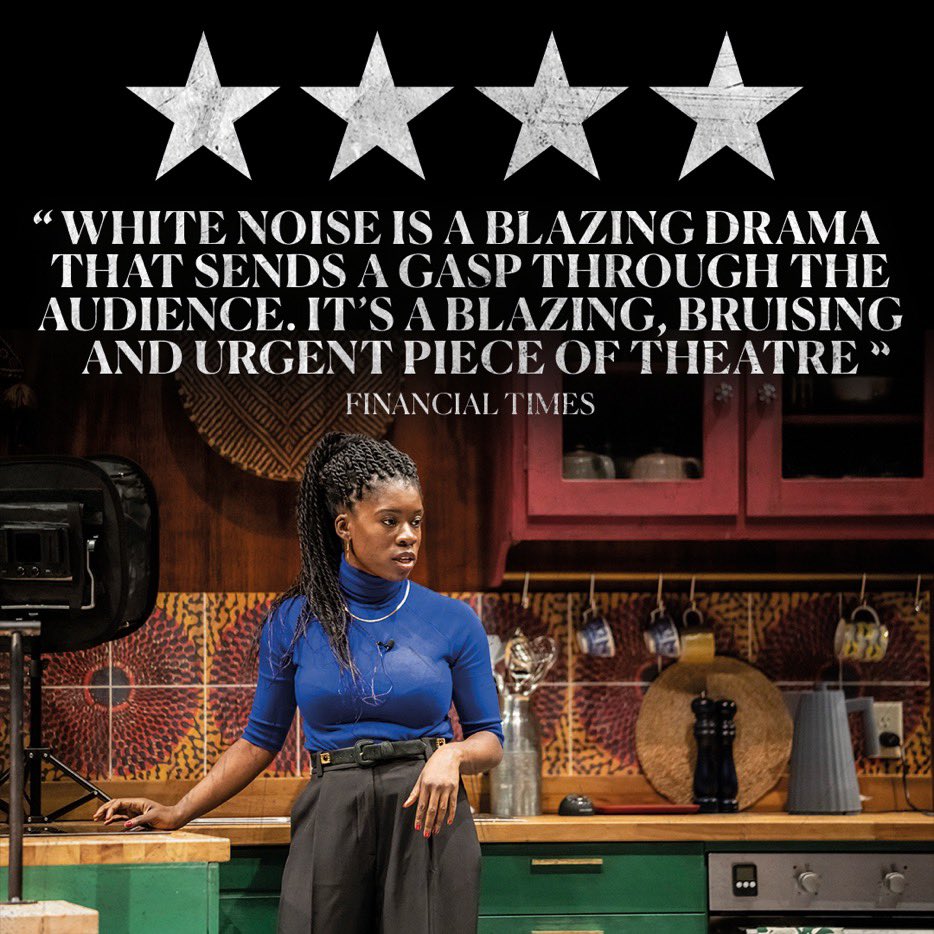 KennethTharp's tweet image. So pleased I managed to catch the final show of ‘White Noise’ by @suzanloriparks at the @_bridgetheatre, directed by #PollyFindlay. 

Amazing performances by the four-strong cast - 
 @Ken_Nwosu @helenalwilson @jamescorriganjc &amp;amp; #FaithOmole. 

👏🏾👏🏾👏🏾