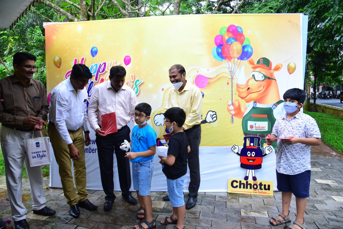 Children's day celebration at Trivandrum Zoo and Museum. Wishing all the children a happy Children's Day. #IOCLChildrensDay
#IndianOil
#Chhotu
<a href="/IndianOilcl/">Indian Oil Corp Ltd</a> <a href="/ChairmanIOCL/">ChairmanIOC</a> <a href="/DirMktg_iocl/">Director (Marketing), IndianOil</a> <a href="/DirHR_iocl/">Director (HR), IndianOil</a>