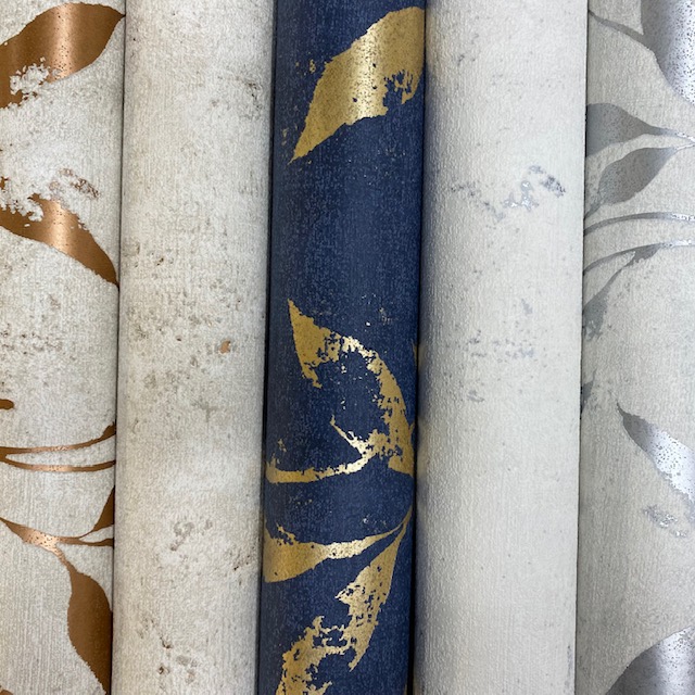 ONeillsDecor's tweet photo. Finally this weekend we have Phoenix, a mix of industrial texture &amp; organic leaves in a comforting soft textured vinyl, new in 3 patterns/2 plains.

We look forward to you seeing these patterns in store!

#interior #homeinspo #interiors #wallpaper #decorating #decoratingheaven https://t.co/AM5pWOv2d7