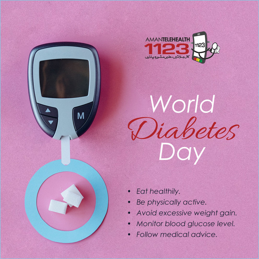 siehspk's tweet photo. Diabetes when left untreated can lead to life changing complication. #WorldDiabetesDay2021 reminds us to adopt a healthy lifestyle and seek early treatment to prevent complications. To know more about managing diabetes call #AmanTelehealth 1123. https://t.co/Pvg690Q0TF