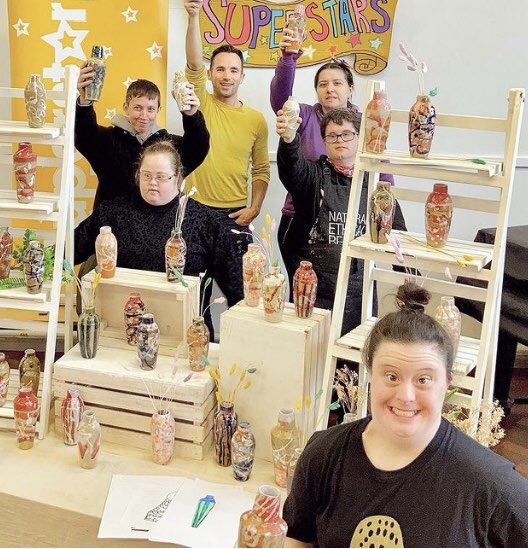 Exciting day!!!! Vases made in collaboration with <a href="/AdamCeramic/">Adam</a> go on sale at 2pm TODAY!!  At adamceramic.com