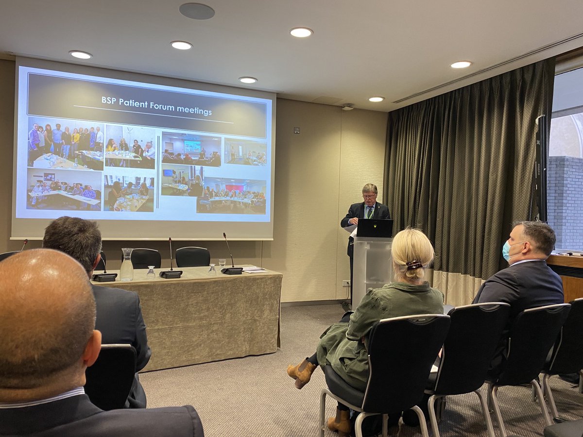 Julian Ekiert presents the ⁦<a href="/BSPerio/">BSPerio</a>⁩ Patient Forum report at our annual conference - he is a fantastic advocate for the patient’s voice in healthcare. Thank you Julian.