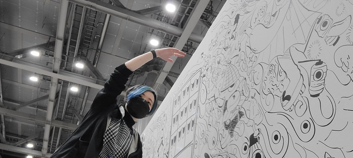 少し早いですが撤退します!ありがとうございました!
今回のデザフェスははちゃめちゃに楽しかったです。わくわくしたデザフェスでした。
やっぱりライブペイント大好きです。また来ます。

 #デザフェス
 #デザインフェスタ 