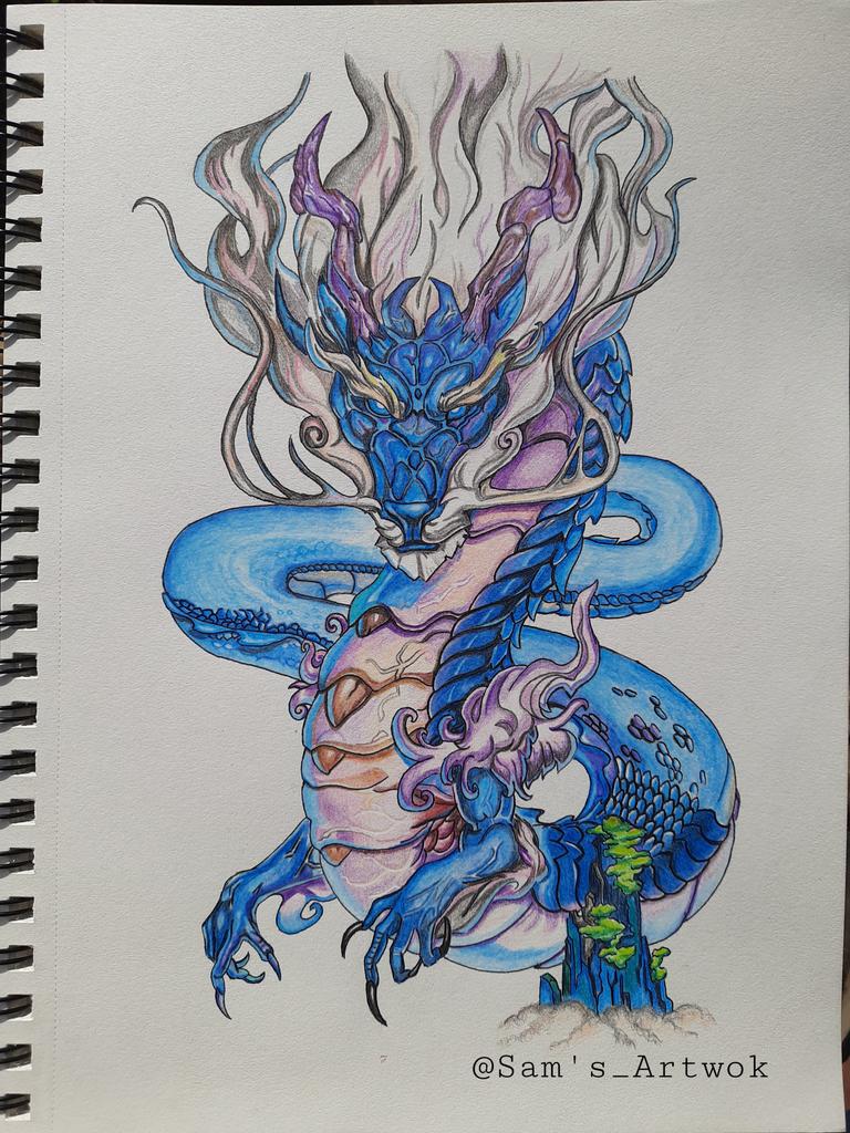 SamsArtwork's tweet photo. Took me alot of time on this Artwork 🔥... but was very happy with the end results though🤩.
.
#traditionalartist https://t.co/WEwpj67f36