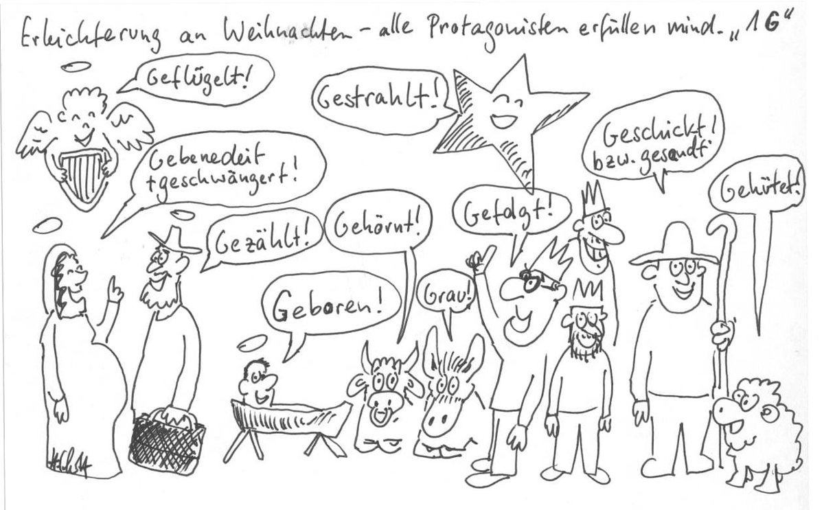 Weihnachten kann kommen.