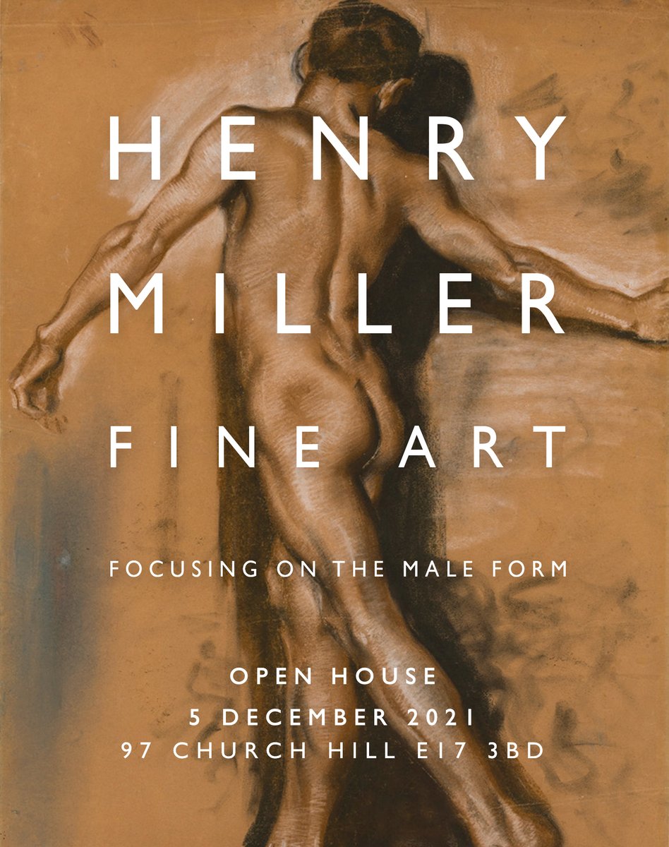henrymillerfa's tweet photo. I shall be having another Open House on 5/12. Booking is essential and can be done via link in bio. We hope to see you there! #maleform #henrymillerfineart #meninart #malebeauty #artgallery https://t.co/KJFzdSTfVQ