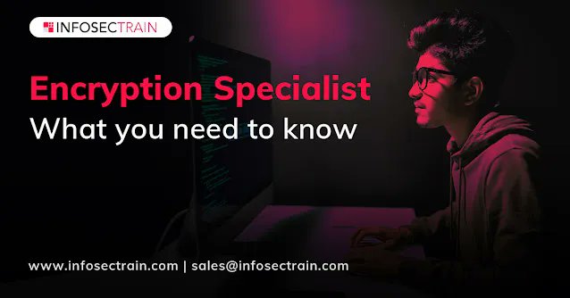 Infosec_Train's tweet photo. Encryption Specialist: What you need to know
Read more: https://t.co/sTZckAtJGh
#cybersecurity #encryption #security #cryptography #information #ethicalhacking #dataalgorithm #informationsecurity #eccouncil #infosectrain #learntorise https://t.co/GgovYtTut2
