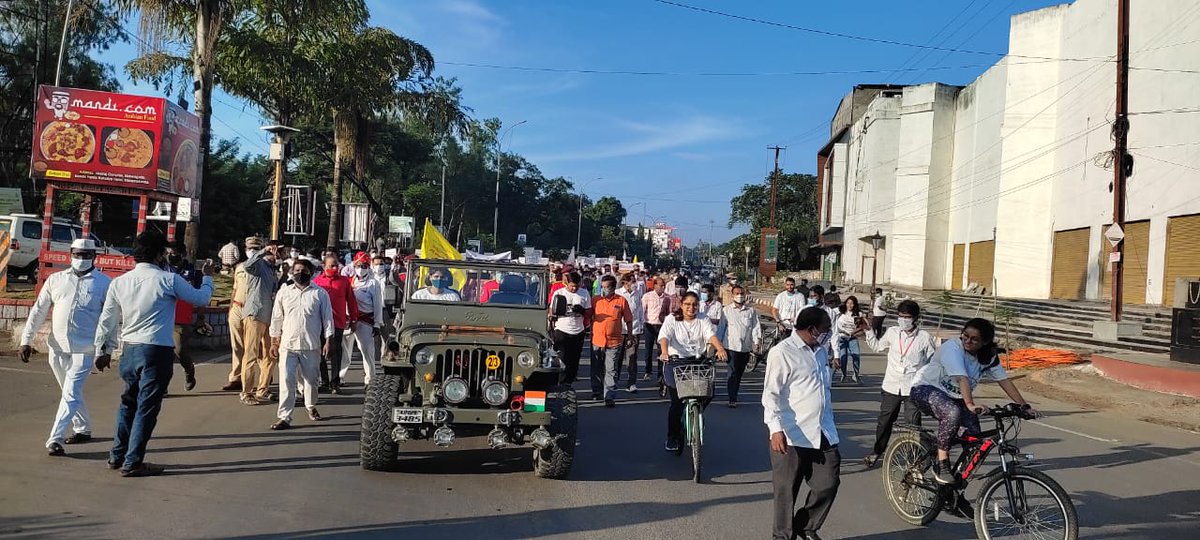 MC_GWMC's tweet photo. #TeamGWMC participated in the rally organized by District Legal Services Authority to promote "Women Empowerment &amp; Protection of Child Rights" along with Dist Administration, Police, Medical dept etc.

@KTRTRS
@arvindkumar_IAS
@cdmatelangana https://t.co/8BYaqhx6pW