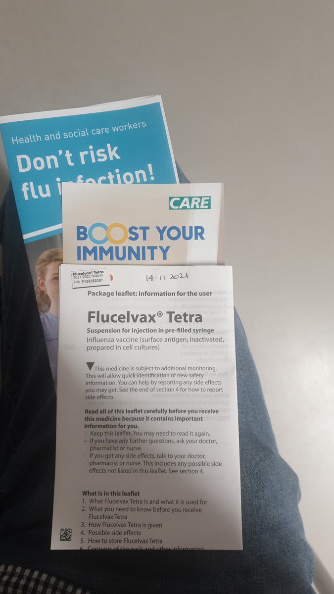 DeegallMckillen's tweet photo. Flu & Booster jabs this morning.
#GetVaccinated💉
#WashYourHands🧼
#2mApart📏
#WearAMask
Not a lot to ask https://t.co/ouvoVvBBch