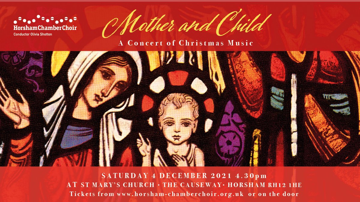 Coming 4th December! We welcome you to the Horsham Chamber Choir's late afternoon concert of reflective seasonal music at St Mary's. With some audience carols and mulled wine/juice too, it'll be lovely. Thank you for any retweets, <a href="/runbysingers/">Run By Singers</a> #horsham