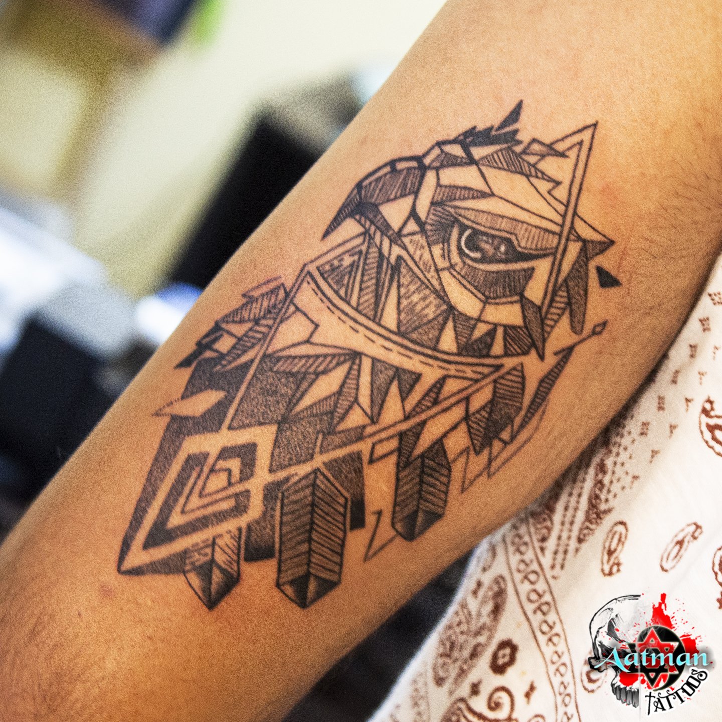 Tattoo Art Goa  Geometric Eagle Tattoo The symbol  Facebook