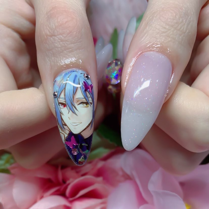 魔法使いの約束 オーエンネイル😉👉👉💫✨ #痛ネイル #痛ネイル広島