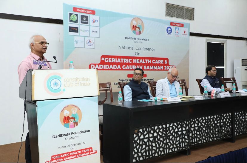 DadidadaF's tweet photo. We thank Dr. A.K. Singh, President Geriatric Society of India for gracing the National Conference on Geriatric care and #DadiDada Gaurav Samman 2021 as the Key Note Speaker on Geriatric Care. He talked at length about the need for a geriatric healthcare policy in the country. https://t.co/P8EKzyoLZu