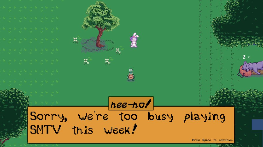 ToSaveAnIsland's tweet photo. humble apologies from our friends here at TSaI

everyone is too busy playing #SMT5 to do a proper screenshot this week

we'll be back next week to start introducing some npc friends!

#screenshotsaturday #screenshotsunday #indiegame #indiedev #indiegamedev #gamedev #pixelart https://t.co/MmgLHc9fJl