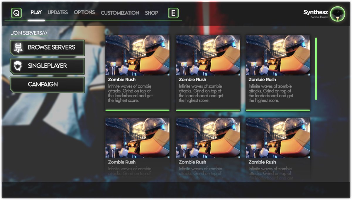 Zombie UI Design
#RobloxDev #RobloxUI #Roblox