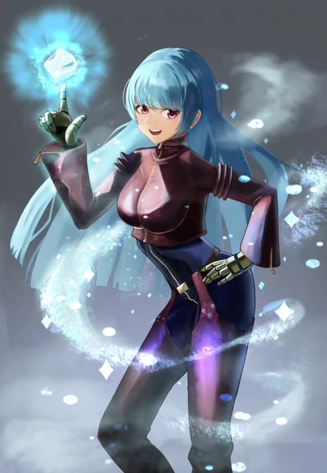 クーラ・ダイアモンド #格ゲーキャラ描こうぜ #KOF 